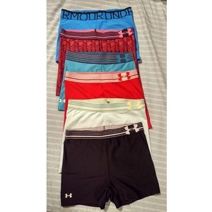 Under Armour bootie shorts SMALL - Bundle of 6
